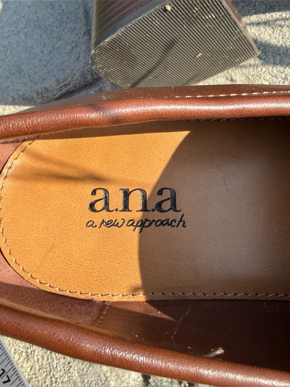 A.N.A A NEW APPROACH WOMENS PLATFORM CHUNKY SLING BACK SHOE CLOG SIZE 9 1/2 - Picture 9 of 10
